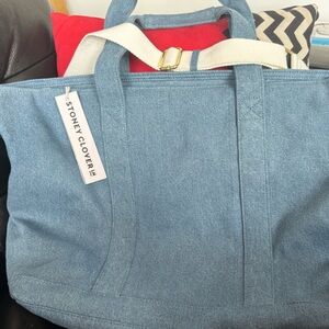Stoney clover Lane Denim Tote nwt see photos of actual item